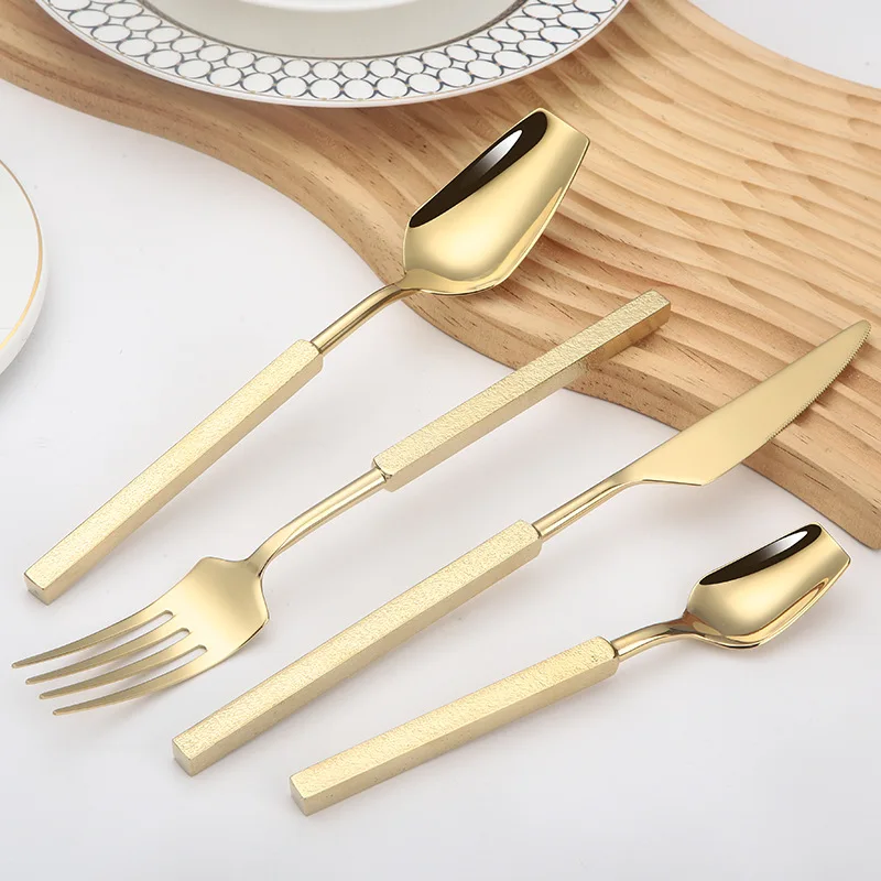 4 adet Lüks çatal bıçak kaşık  - Gold Plated Cutlery incelemesi ve fiyatı