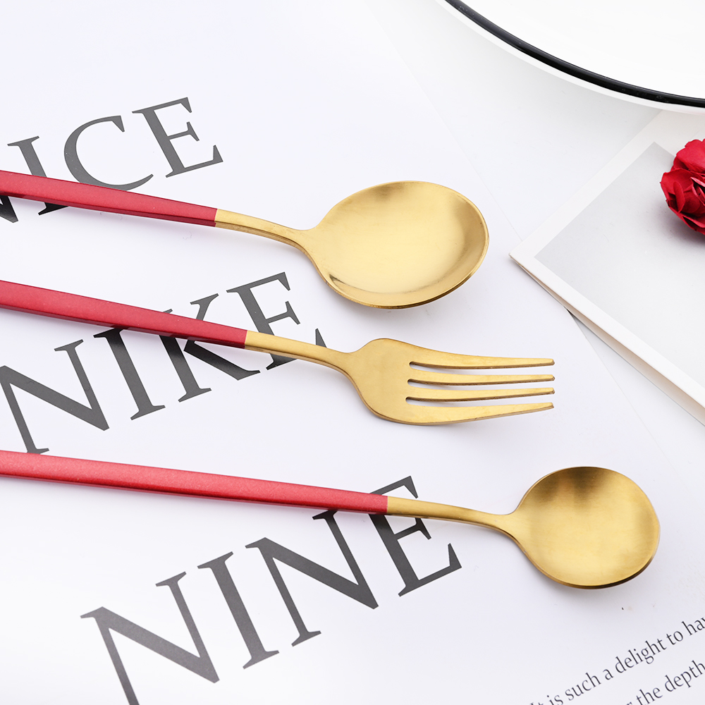 Drmfiy Siyah Saplı Altın Kahve - Gold Plated Cutlery incelemesi ve fiyatı