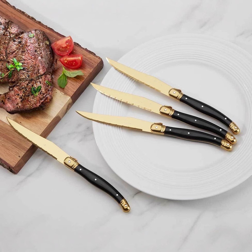 Laguiole Siyah Altın Çatal Bıç - Gold Plated Cutlery incelemesi ve fiyatı