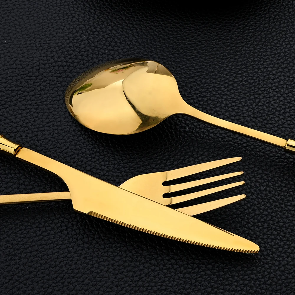 16 adet sofra seti çatal bıçak - Gold Plated Cutlery incelemesi ve fiyatı
