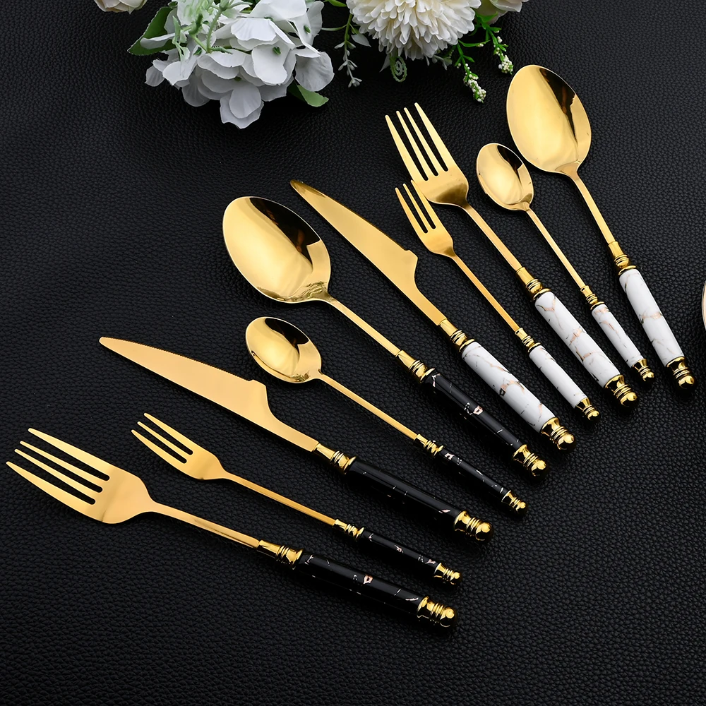 16 adet sofra seti çatal bıçak - Gold Plated Cutlery incelemesi ve fiyatı