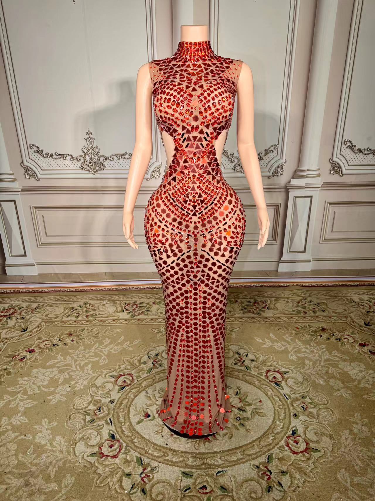 Lüks Ayna Rhinestones Uzun Elb - Luxury Lifestyle Photography incelemesi ve fiyatı