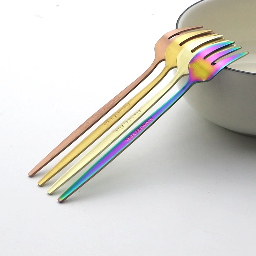 6 adet paslanmaz çelik mat kek - Gold Plated Cutlery incelemesi ve fiyatı