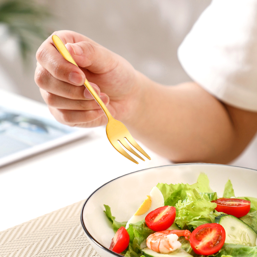 1/4/5/6 adet çay çatal meyve ç - Gold Plated Cutlery incelemesi ve fiyatı