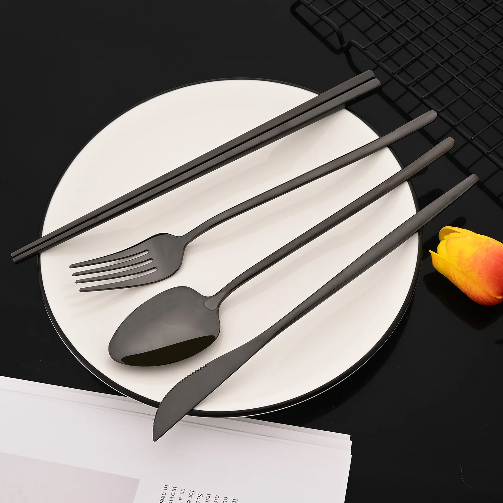 Kore 8 adet sofra seti yüksek  - Gold Plated Cutlery incelemesi ve fiyatı